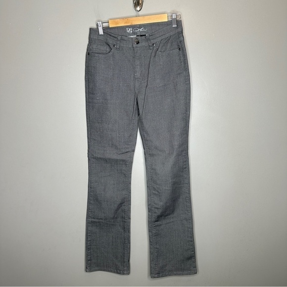 DG2 by Diane Gilman Grey Bootcut Jeans - Picture 1 of 4